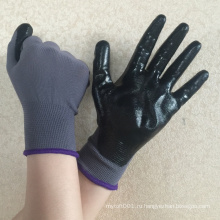 NMSAFETY 13 калибровочных черный промышленный нитрит покрытием работу перчатки